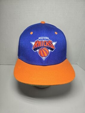 Tisa New York Knicks Blue & Orange Snapback Hat